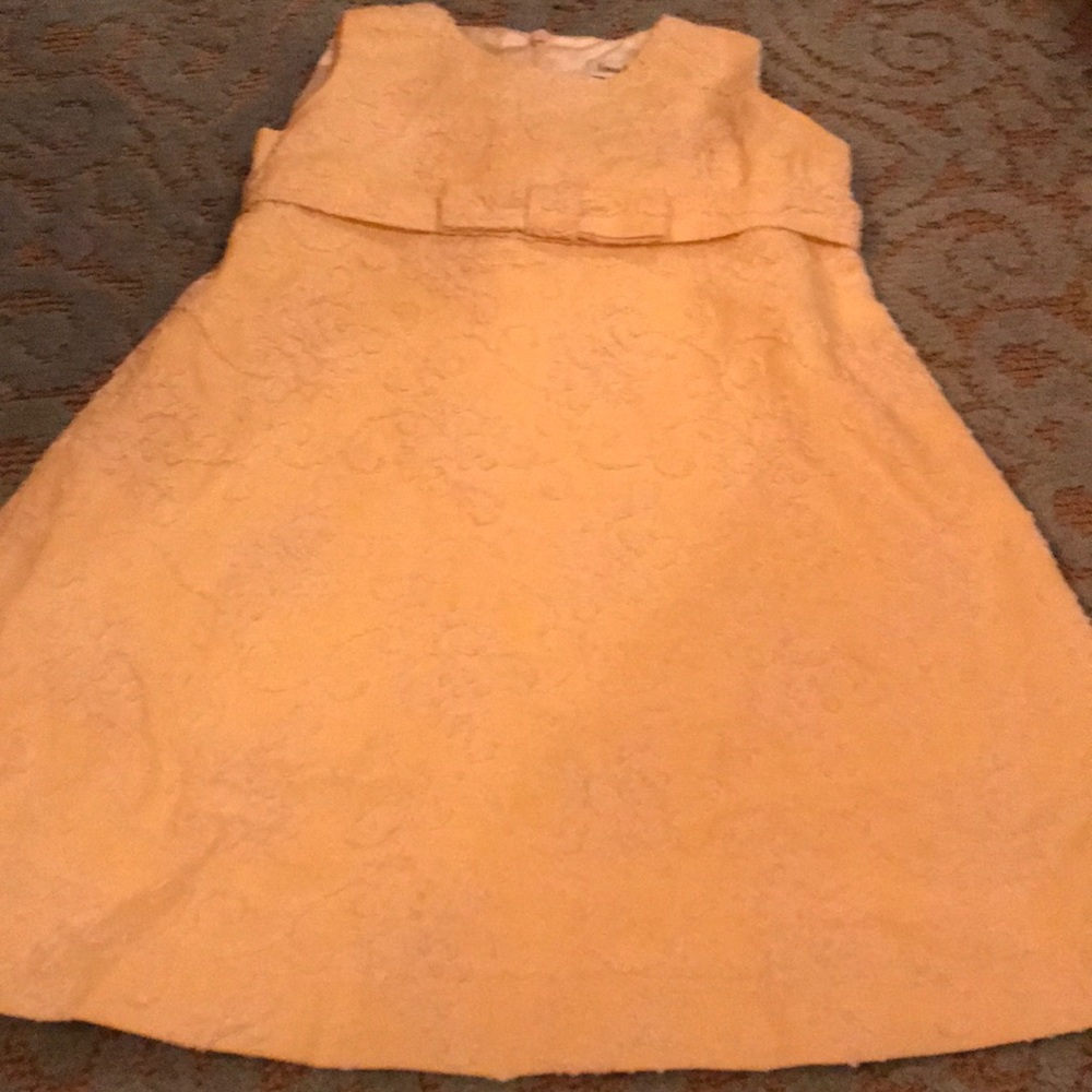 Light yellow a line dress